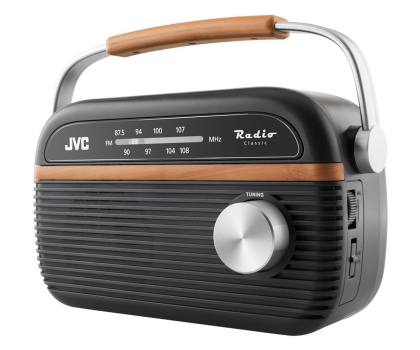 Radio i budzik JVC Radio przenośne RA-E215G szare